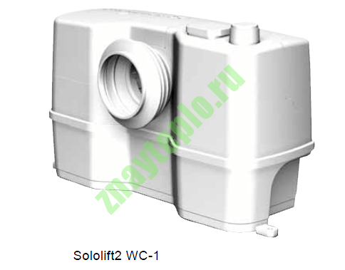 Канализационная установка Grundfos Sololift2 WC-1